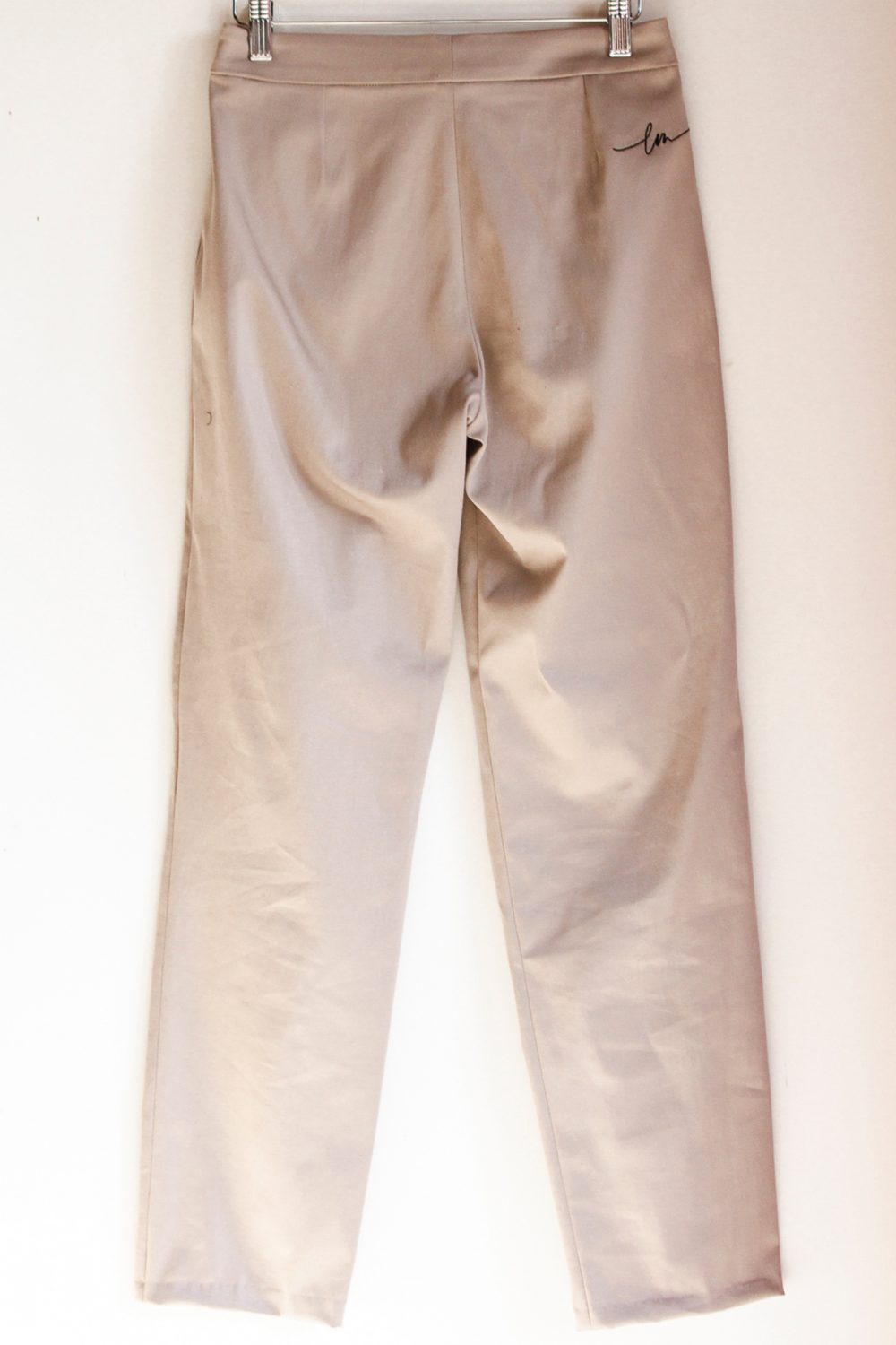 Pantalon à plis Pauline Taupe - Léa Maïe Clothing