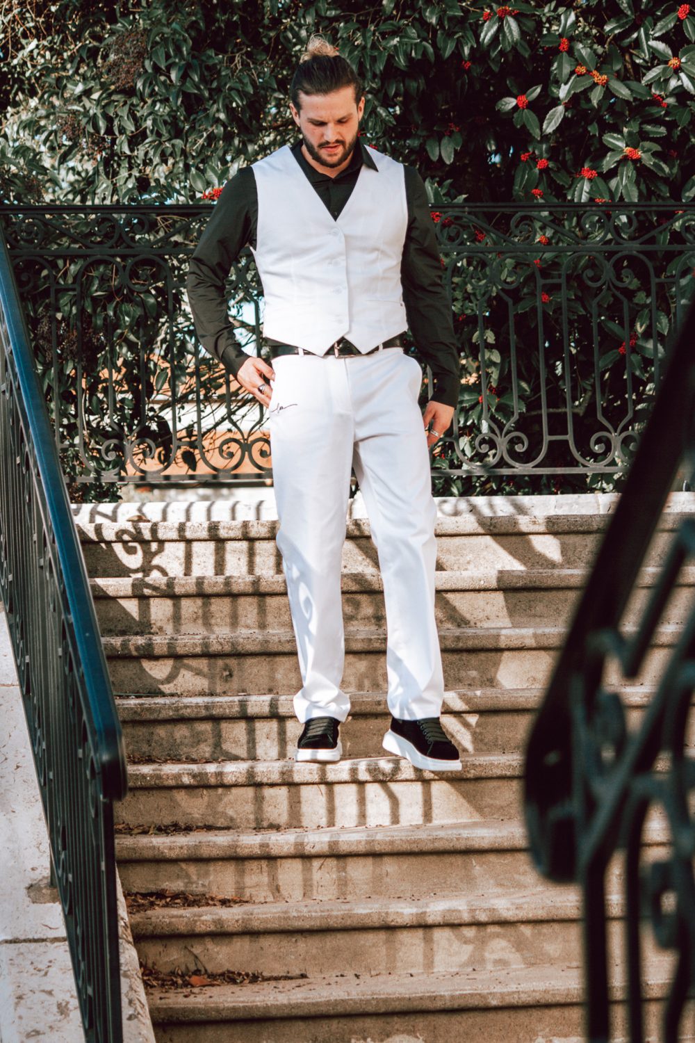 Pantalon droit Yanis - Blanc - Léa Maïe Clothing