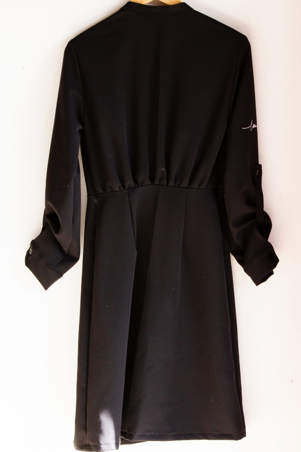 Robe portefeuille Amélie - Noir - Léa Maïe Clothing