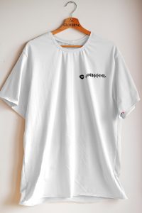 Tee-shirt Personnalisé - Ma musique - Blanc/noir - Léa Maïe Clothing